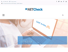Tablet Screenshot of netcheck.es